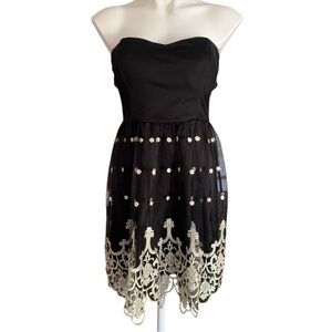 Papaya | Dresses | Papaya Black Lace Mini Dress | Poshmark